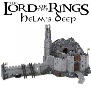 Lord of the rings helms deep castle MOC 41261 C4990 Building Blocks