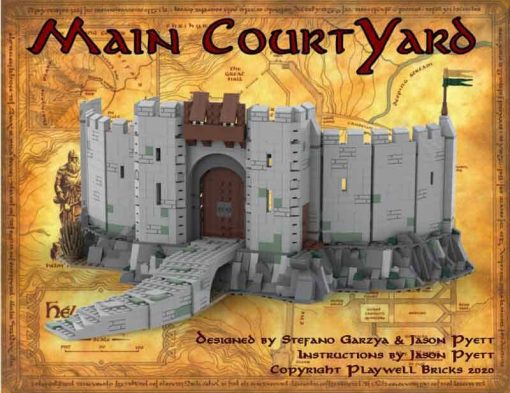MOC 41261 C4990 helms deep ucs scale fortress Lord of the Rings Hobbit rohan Battle of Hornburg Building Blocks Kids Toy 3