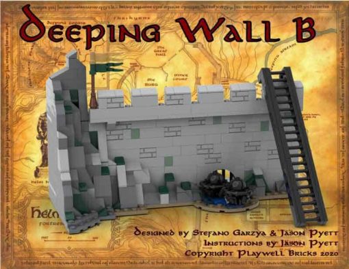 MOC 41261 C4990 helms deep ucs scale fortress Lord of the Rings Hobbit rohan Battle of Hornburg Building Blocks Kids Toy 5