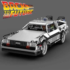 C4318 MOC 42632 Back to the future DeLorean Time machine car building blocks