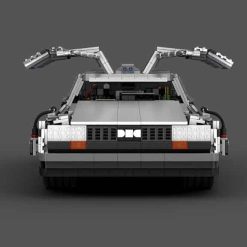 MOC 42632 Back to the Future 1985 DeLorean Time Machine c4318 building blocks kids toy 3