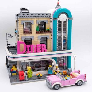 10260 15037 Downtown Diner Creator Expert Street View Series building blocks