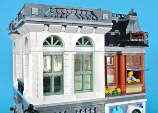 Brick Bank 10251 Lepin 15001 king 84001City Street View Ideas Creator Modular Building Blocks Kids Toy Gift 4
