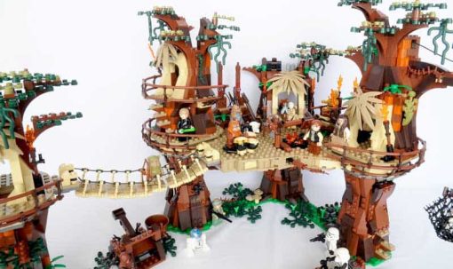 10236 Star Wars Ewok Village 05047 Princess Leia Luke Skywalker c3po Modular Building Blocks Kids toy 4