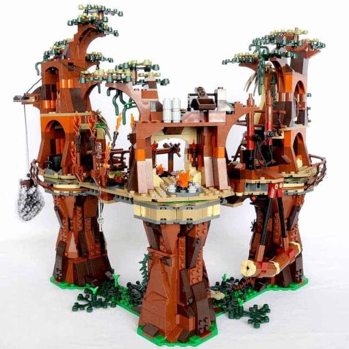 10236 Star Wars Ewok Village 05047 Princess Leia Luke Skywalker c3po Modular Building Blocks Kids toy 6