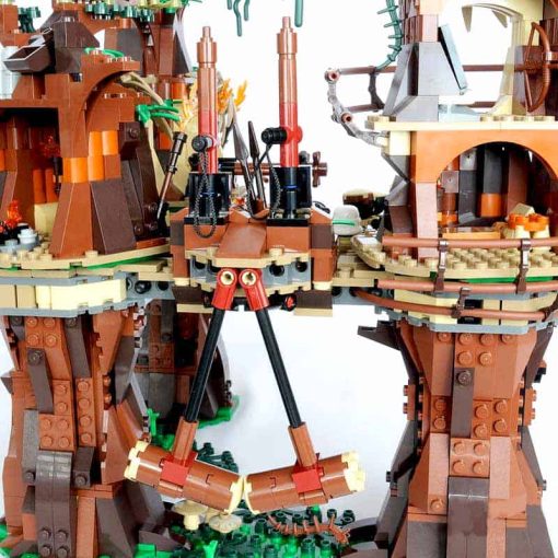 10236 Star Wars Ewok Village 05047 Princess Leia Luke Skywalker c3po Modular Building Blocks Kids toy 7