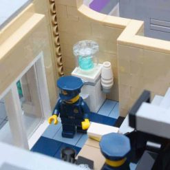 10278 Police Station Lepin 1661 City Street View Ideas Creator Series Modular Building Blocks Kids Toy 5