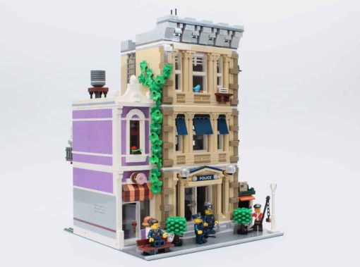 10278 Police Station Lepin 1661 City Street View Ideas Creator Series Modular Building Blocks Kids Toy 7