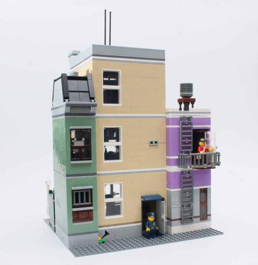 10278 Police Station Lepin 1661 City Street View Ideas Creator Series Modular Building Blocks Kids Toy 8