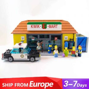 71016 Lepin 16004 the Simpsons Kiwik E Mart Ideas Creator Series Modular Building Blocks kids toys