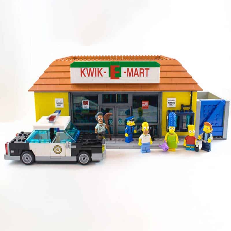 The Simpsons Kwik E Mart 16004 Compatible With Legoing 71016 Set Building Blocks for sale online 