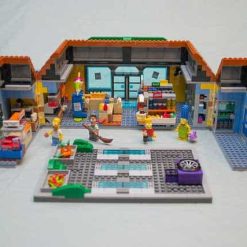 2218 Simpsons Kwik E Mart lepin 16004 Ideas Creator Expert Series Modular Building Blocks Kids Toy Gift 3