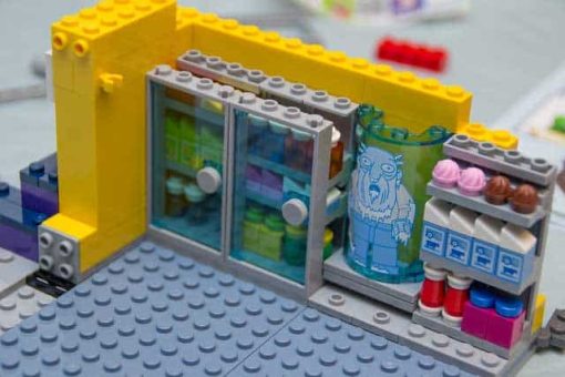 2218 Simpsons Kwik E Mart lepin 16004 Ideas Creator Expert Series Modular Building Blocks Kids Toy Gift 4