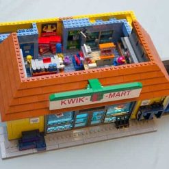 2218 Simpsons Kwik E Mart lepin 16004 Ideas Creator Expert Series Modular Building Blocks Kids Toy Gift 6