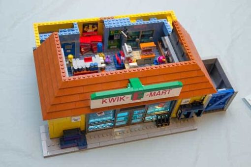 2218 Simpsons Kwik E Mart lepin 16004 Ideas Creator Expert Series Modular Building Blocks Kids Toy Gift 6