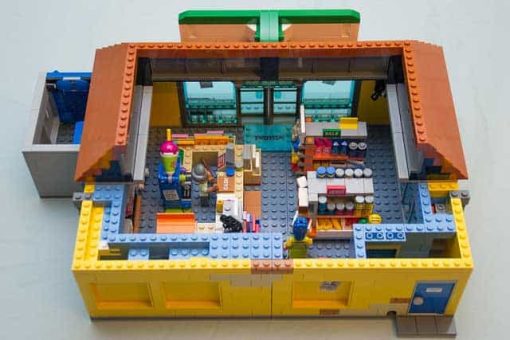2218 Simpsons Kwik E Mart lepin 16004 Ideas Creator Expert Series Modular Building Blocks Kids Toy Gift 7