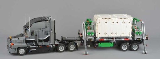 42078 Mack Anthem Technic 10827 Semi Tractor Trailer Truck 18 Wheeler Building Blocks Kids toy 6