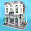 10251 Brick Bank Lepin 15001 Ideas Creator Street View Modular Building Blocks Kids Toys