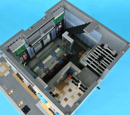 Brick Bank 10251 Lepin 15001 king 84001City Street View Ideas Creator Modular Building Blocks Kids Toy Gift 5