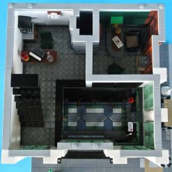 Brick Bank 10251 Lepin 15001 king 84001City Street View Ideas Creator Modular Building Blocks Kids Toy Gift 9