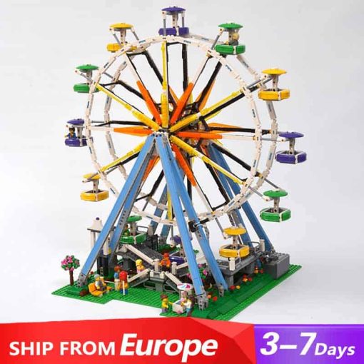 Ferris Wheel 10247 Lepin 15012 Theme Park Ideas Creator Series Modular Building Blocks kids toy