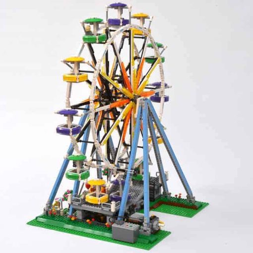 Ferris Wheel 10247 lepin 15012 Theme Park Street View Ideas creator Expert Series Modular Building Blocks Kids Toy 3