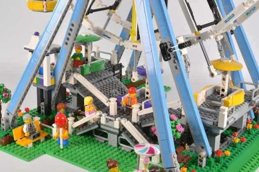 Ferris Wheel 10247 lepin 15012 Theme Park Street View Ideas creator Expert Series Modular Building Blocks Kids Toy 5
