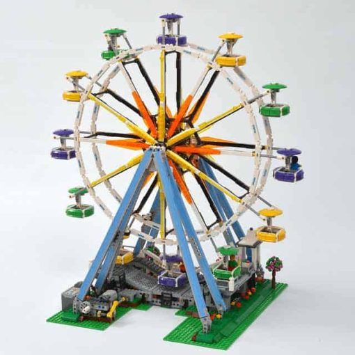 Ferris Wheel 10247 lepin 15012 Theme Park Street View Ideas creator Expert Series Modular Building Blocks Kids Toy 8