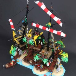 Ideas 21322 Pirates of Caribbean Barracuda Bay 698998 49016 Building Blocks Kids Toy 8
