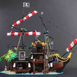 Ideas 21322 Pirates of Caribbean Barracuda Bay 698998 49016 Building Blocks Kids Toy 9