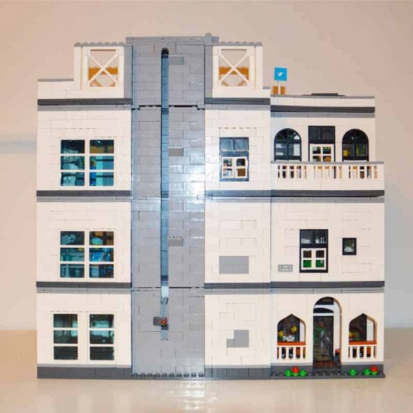 JIESTAR hospital 89135 City Street View Ideas Creator Building Blocks Kids Toys