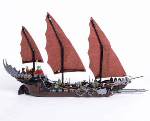 Lord Of The Rings Hobbit Pirate Ship Ambush 79008 Ideas Creator Expert Building Blocks Kids Toy 10