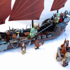 Lord Of The Rings Hobbit Pirate Ship Ambush 79008 Ideas Creator Expert Building Blocks Kids Toy 5