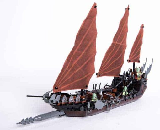 Lord Of The Rings Hobbit Pirate Ship Ambush 79008 Ideas Creator Expert Building Blocks Kids Toy 6