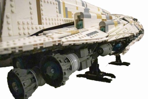 MOC 33315 Star Wars GR 75 Rebel Transport C5091 UCS Space Ship Building Blocks Kids Toy 3