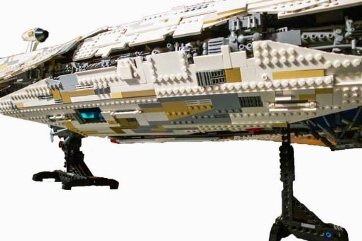 MOC 33315 Star Wars GR 75 Rebel Transport C5091 UCS Space Ship Building Blocks Kids Toy 4
