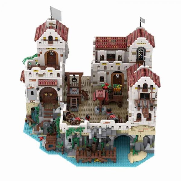 MOC 49155 Pirates Of Barracuda Bay Eldorado Fortress C4758 Pirates Castle Building Blocks Kids Toy 4