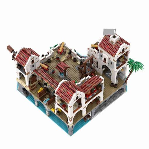 MOC 49155 Pirates Of Barracuda Bay Eldorado Fortress C4758 Pirates Castle Building Blocks Kids Toy 6