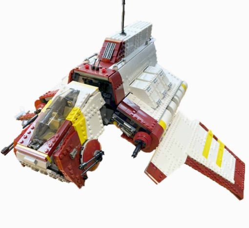 MOC 60420 Star Wars Republic Nu class Attack Shuttle C7422 Clone Wars Building Blocks Kids Toy 9