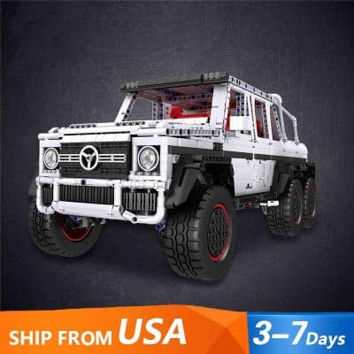 Mould King Mercedes Benz G700 6x6 Technic 13061 Off Road Pick Truck ...