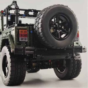 Mould King 13124 Jeep Rubicon Technic Off Road Pickup Truck Adventure Super Car Building Blocks Kids Toy Gift 5