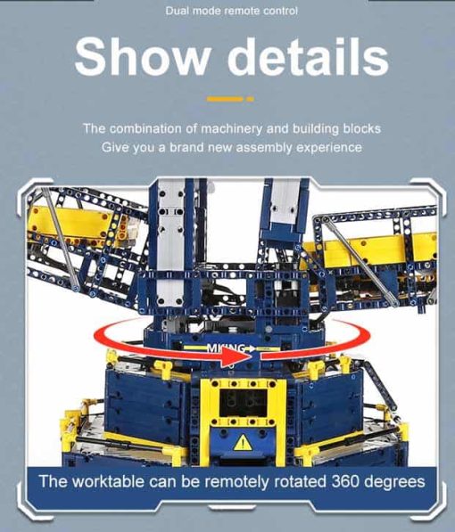 Mould King 17006 Bucket Wheel Excavator Construction vehicle Technic building blocks kids toy