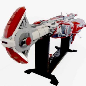 Mould King 21002 Star Wars Old Republic Cruiser Zith Class Destroyer Building Blocks Kids Toy 3