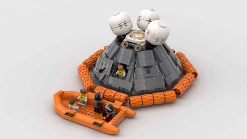 Mould King 21006 Lunar Module NASA Apollo 11 Space Shuttle Ideas Creator Building Blocks Kids Toy Gift 3