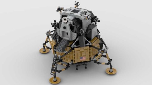 Mould King 21006 Lunar Module NASA Apollo 11 Space Shuttle Ideas Creator Building Blocks Kids Toy Gift 8