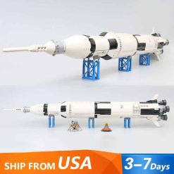 NASA Apollo Saturn V 21309 King 37003 Space Rocket Lunar Module building blocks