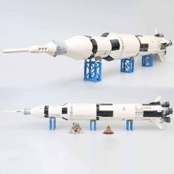 NASA Apollo Saturn V 21309 King 37003 Space Rocket Lunar Module building blocks