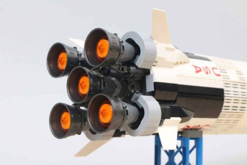 NASA Apollo Saturn V Rocket 21309 37003 Lunar Module Ideas Creator Building Blocks Kids Toy Gift 2