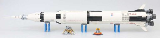 NASA Apollo Saturn V Rocket 21309 37003 Lunar Module Ideas Creator Building Blocks Kids Toy Gift 3