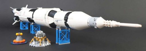 NASA Apollo Saturn V Rocket 21309 37003 Lunar Module Ideas Creator Building Blocks Kids Toy Gift 9